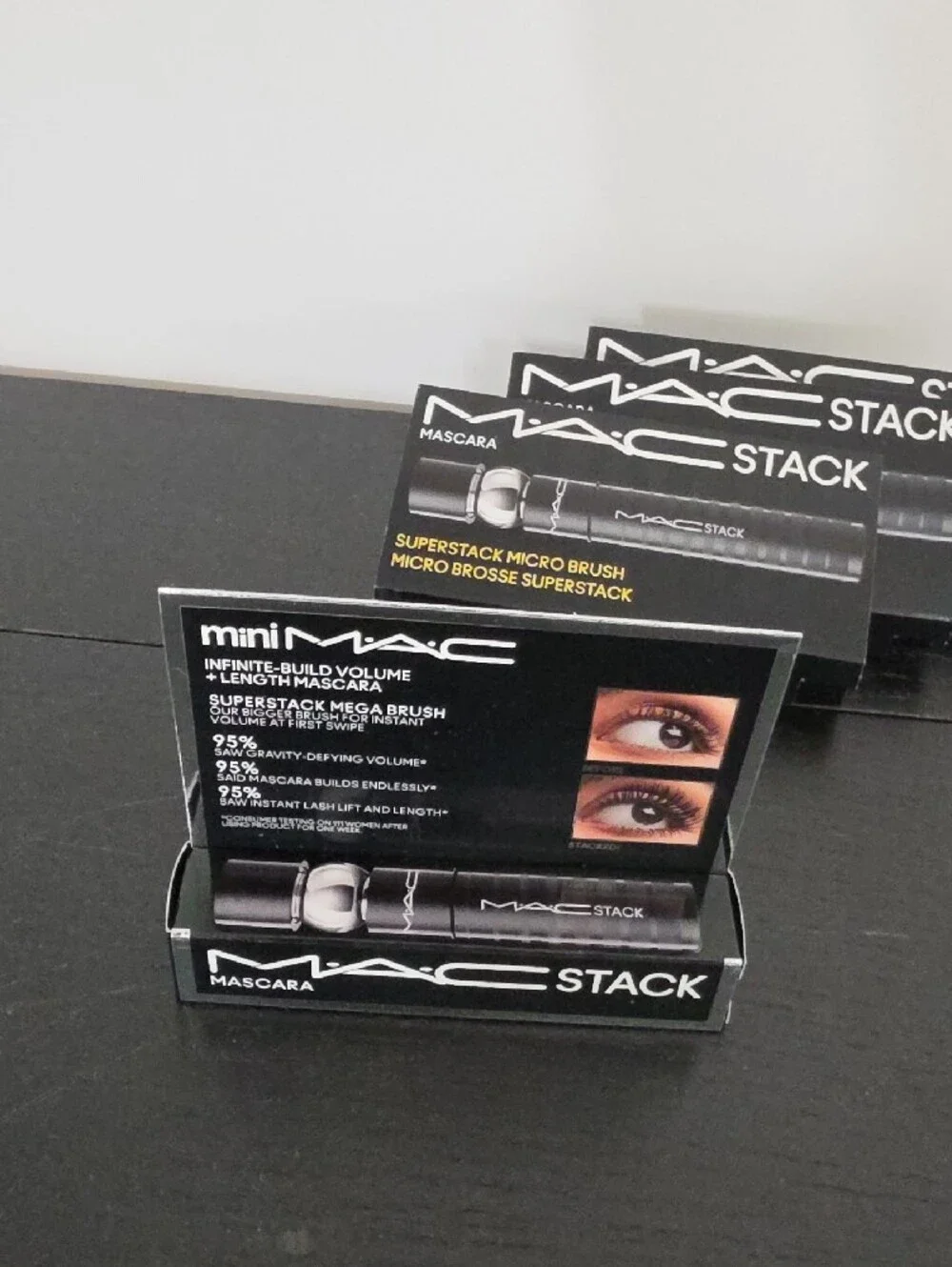 New MAC Stack Black Stack Mascara Bundle